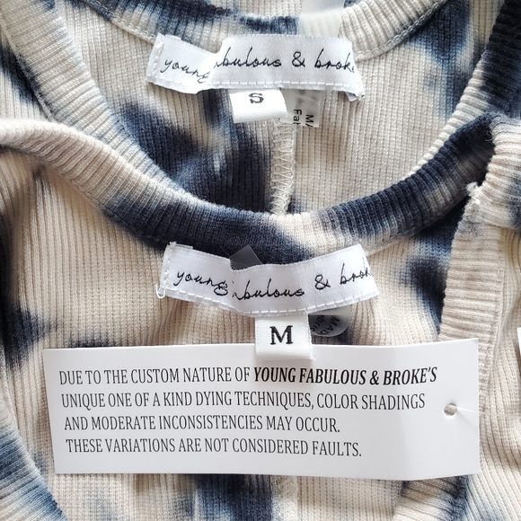 NWT Young Fabulous & Broke Denny Blue Safari Dress - Picture 14 of 16